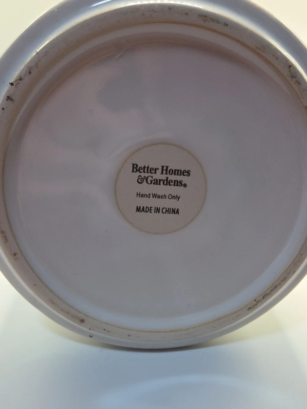 Better Homes And Gardens Ceramic Crock Utensil Holder With 3 Utensils